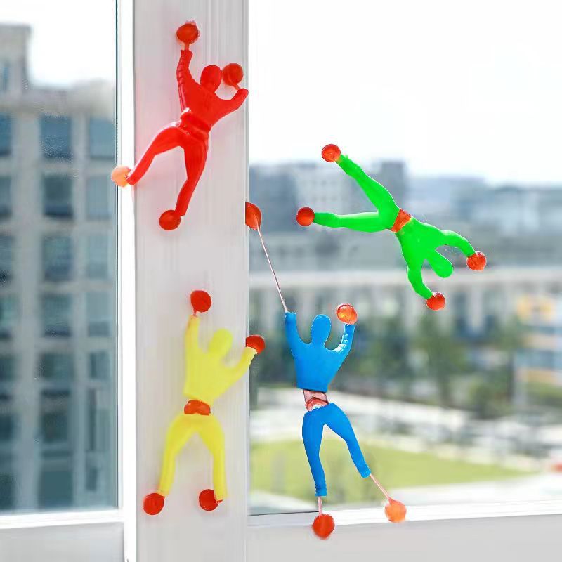 Spider-Man Toy Sales Wall Climbing Spider Man 2 Yuan Shop Traditional Toy Sticky Toy Wall Climbing Spider Man Wholesale