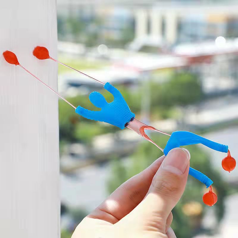 Spider-Man Toy Sales Wall Climbing Spider Man 2 Yuan Shop Traditional Toy Sticky Toy Wall Climbing Spider Man Wholesale