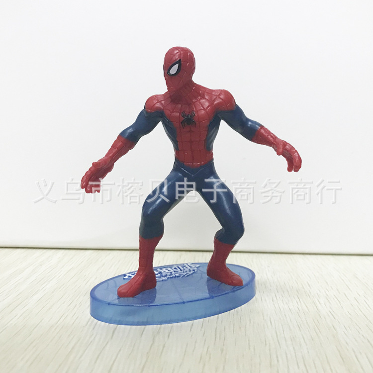 PVC Solid Spider-Man Cake Decorative Ornaments Toy Garage Kit Doll Model Situation Cake Ornaments PVC Solid Spider-Man Cake Decorative Ornaments Toy Garage Kit Doll Model Situation Cake Ornaments