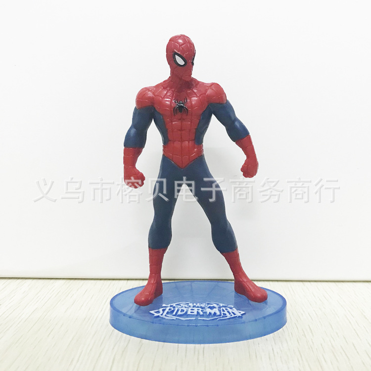 PVC Solid Spider-Man Cake Decorative Ornaments Toy Garage Kit Doll Model Situation Cake Ornaments PVC Solid Spider-Man Cake Decorative Ornaments Toy Garage Kit Doll Model Situation Cake Ornaments