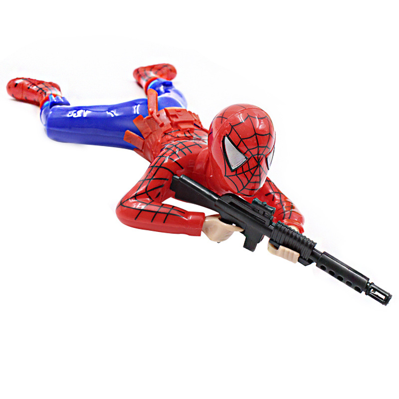 Bear out Electric Spider-Man Crawling Toy for Children with Light Sound Crawling Strong Brother Crawling Toy Wholesale