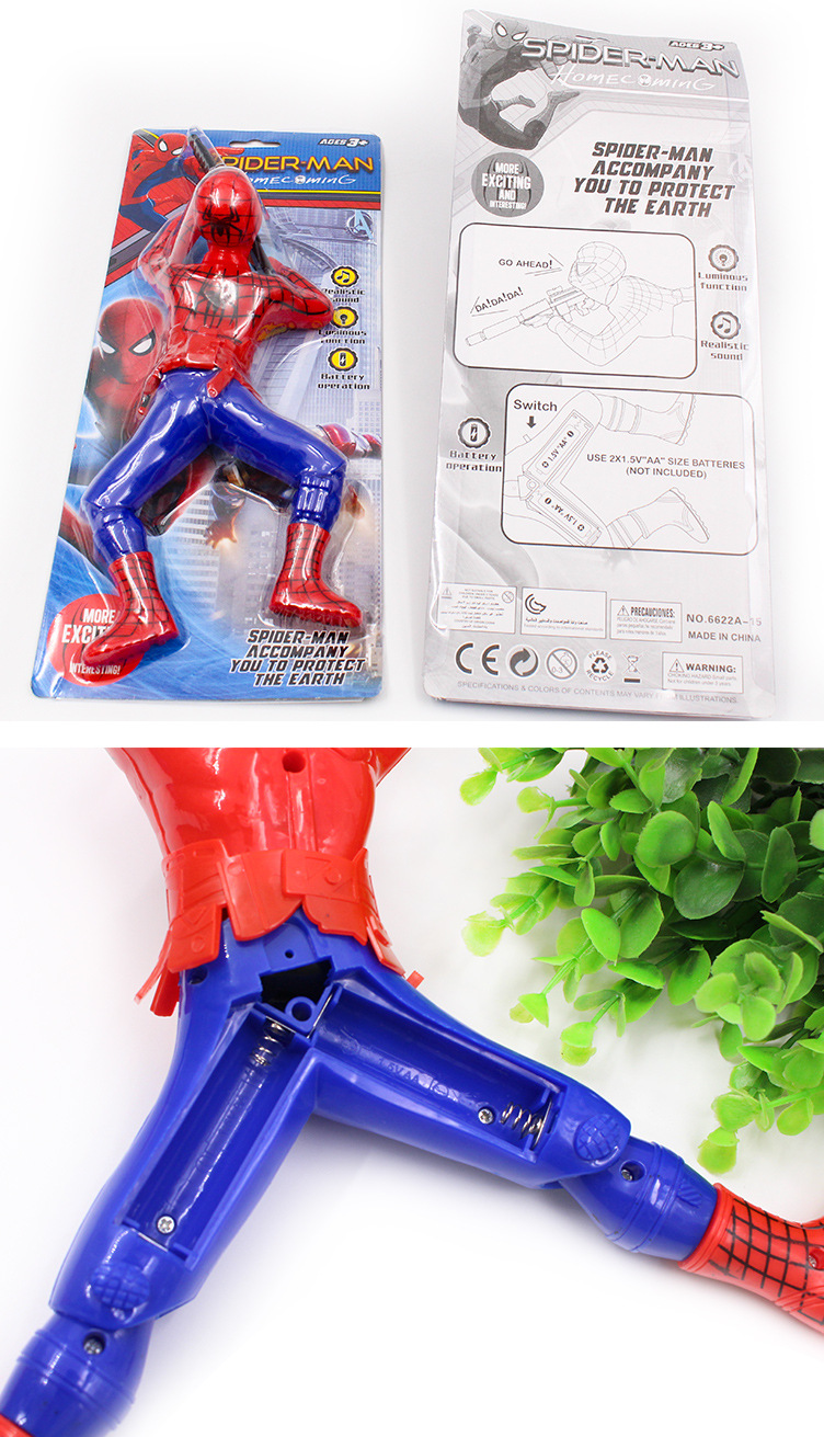 Bear out Electric Spider-Man Crawling Toy for Children with Light Sound Crawling Strong Brother Crawling Toy Wholesale Bear out Electric Spider-Man Crawling Toy for Children with Light Sound Crawling Strong Brother Crawling Toy Wholesale