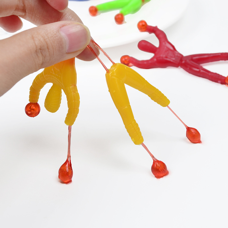 Wall Climbing Man Sticky Spider-Man Wall Climbing Superman Wall Climbing Man 2 Yuan Shop Traditional Toy Stall Hot Sale Toy