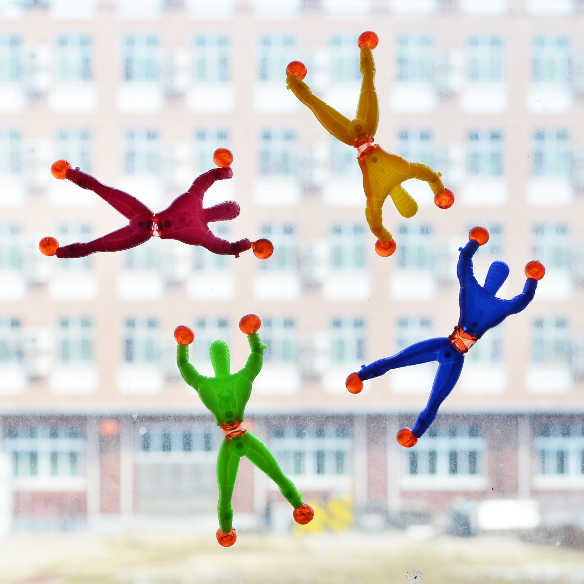 Wall Climbing Man Sticky Spider-Man Wall Climbing Superman Wall Climbing Man 2 Yuan Shop Traditional Toy Stall Hot Sale Toy
