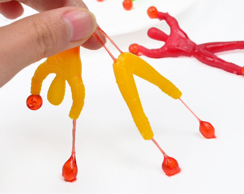Wall Climbing Man Sticky Spider-Man Wall Climbing Superman Wall Climbing Man 2 Yuan Shop Traditional Toy Stall Hot Sale Toy