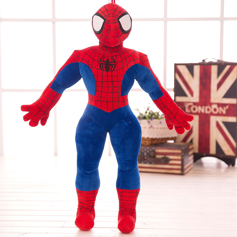 Spider-Man Toy Factory Direct Sales Ultraman Doll Batman Spider-Man Plush Toy Children&#039;s Birthday Gifts Ragdoll Delivery