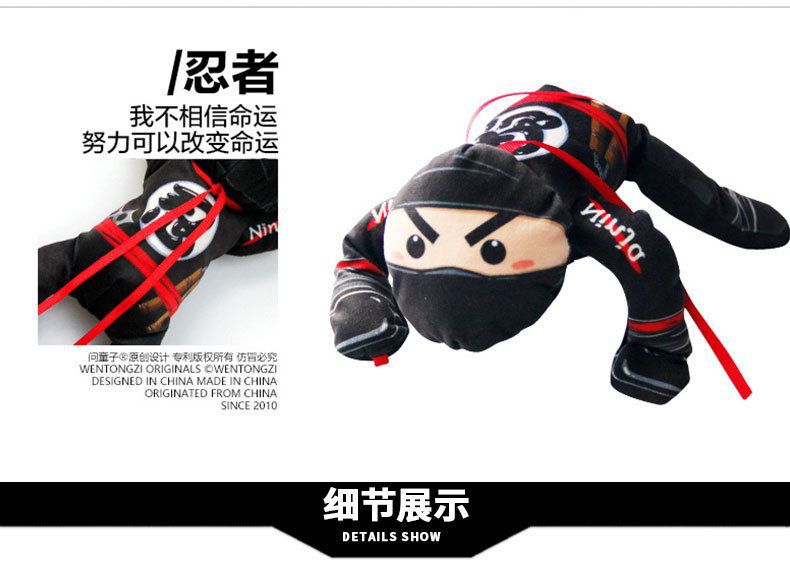 Spider-Man Toy  Car Roof Spider-Man Ninja Superman Decoration Doll Car Outside Super Cool Ornament Magnetic Doll Tail