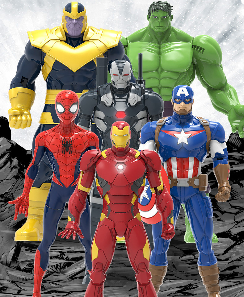 Spider-Man Toy Smart Marvel Avengers Iron Man Transformation Toy Boy Spider-Man Captain America Hulk