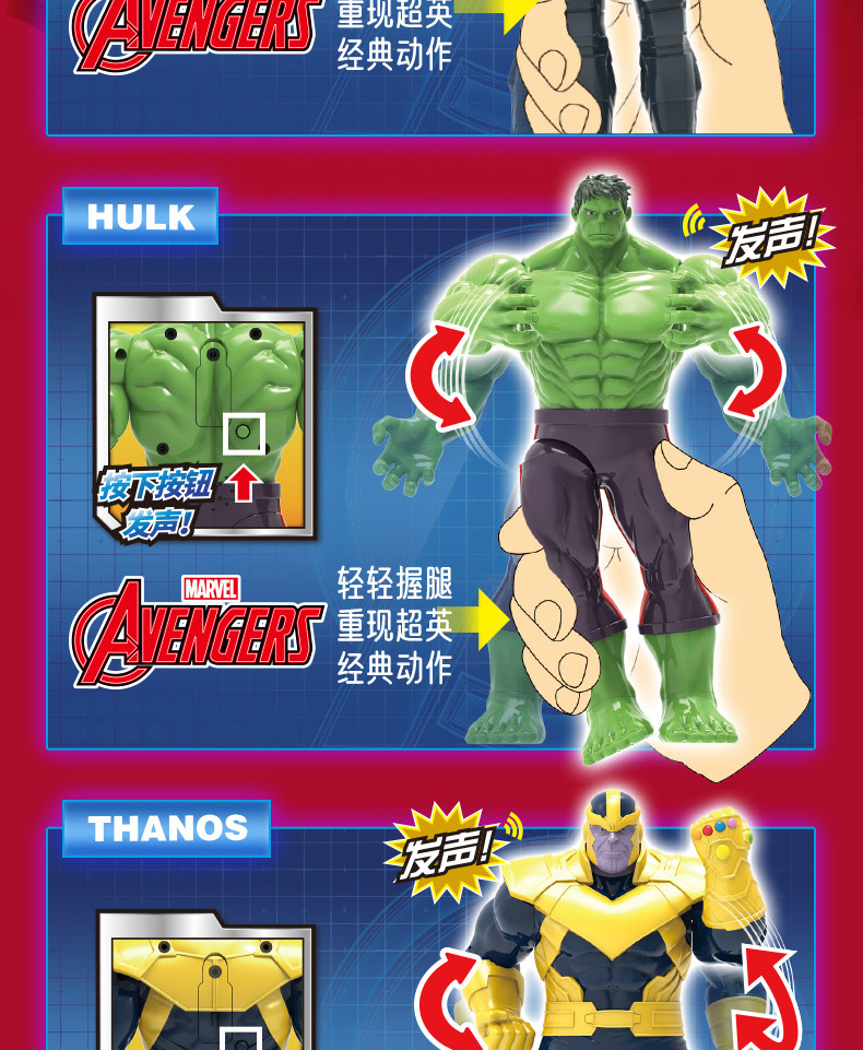 Spider-Man Toy Smart Marvel Avengers Iron Man Transformation Toy Boy Spider-Man Captain America Hulk