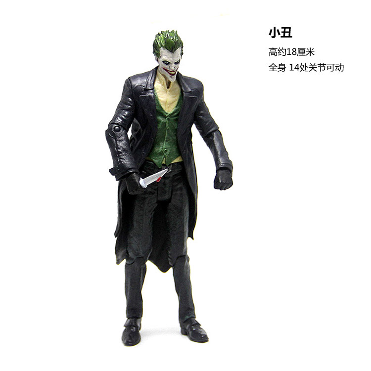Batman Vs Clown Movable Toy Decoration Doll Model Children Doll Joint Spider-Man Venom Hand-Made