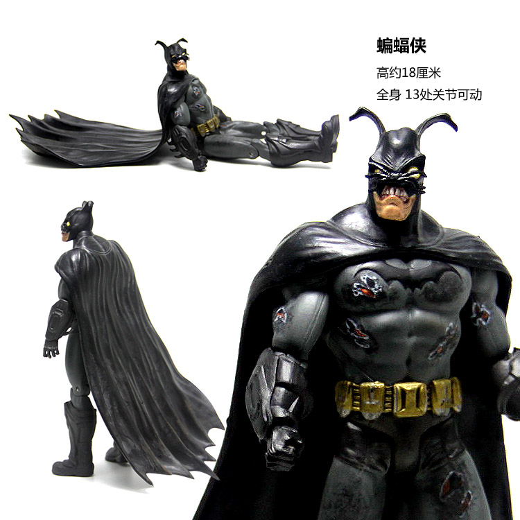 Batman Vs Clown Movable Toy Decoration Doll Model Children Doll Joint Spider-Man Venom Hand-Made
