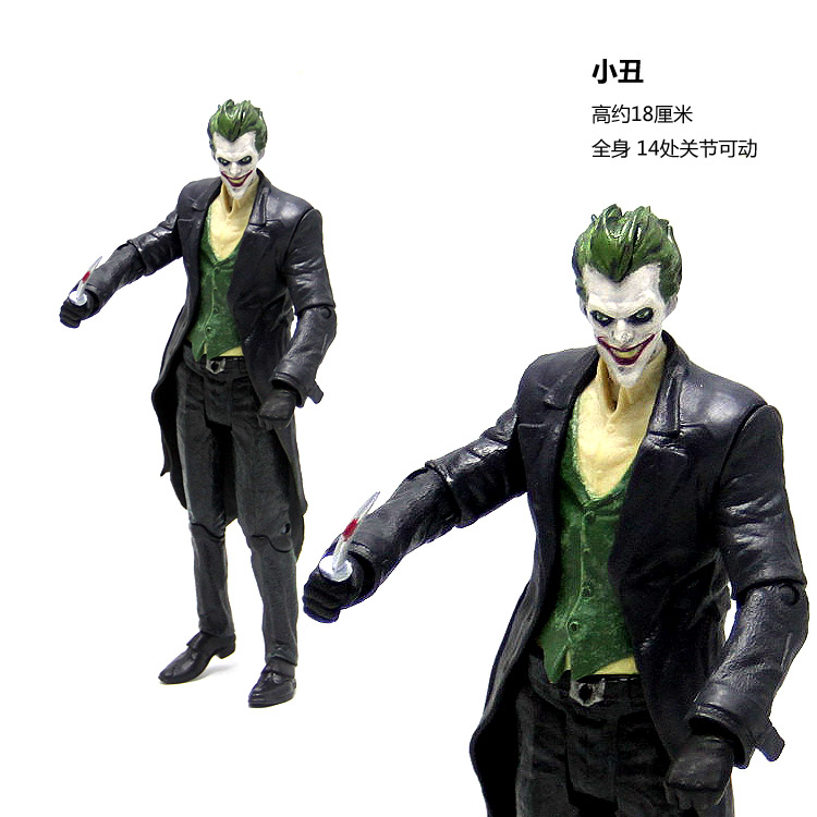 Batman Vs Clown Movable Toy Decoration Doll Model Children Doll Joint Spider-Man Venom Hand-Made