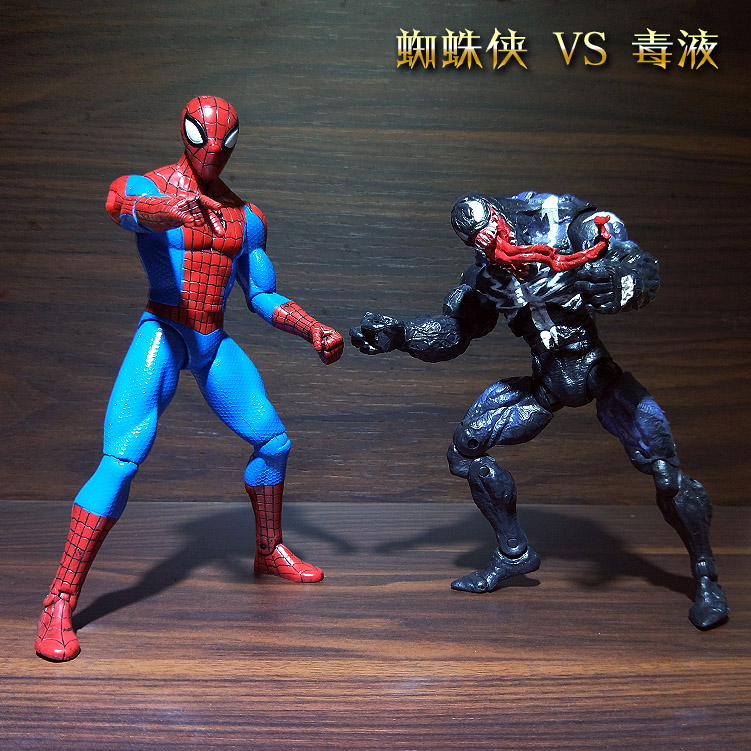 Batman Vs Clown Movable Toy Decoration Doll Model Children Doll Joint Spider-Man Venom Hand-Made
