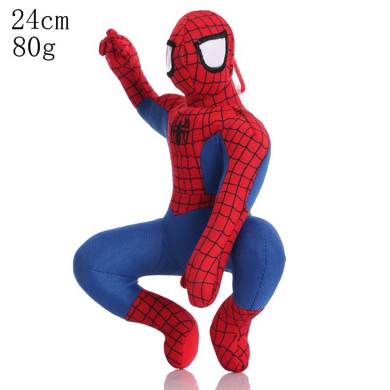 Spider-Man Toy In Stock Wholesale Plush Toy Superman Spider-Man Doll Car Doll Variety