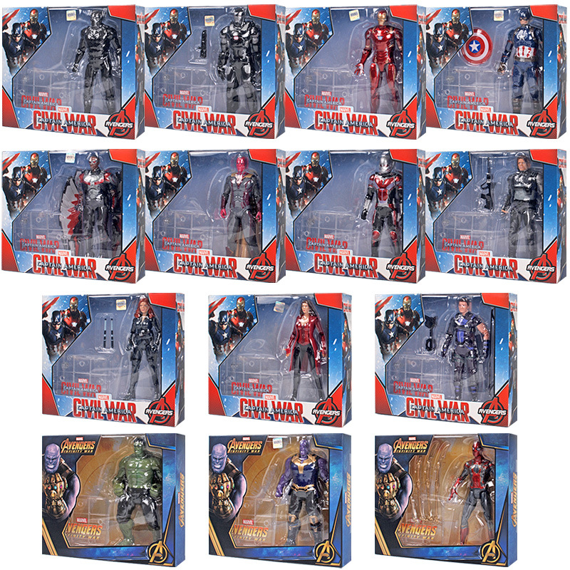 Marvel Toy Avengers 4 Spider-Man Iron Man Super Mobile Model stands version of the Manual