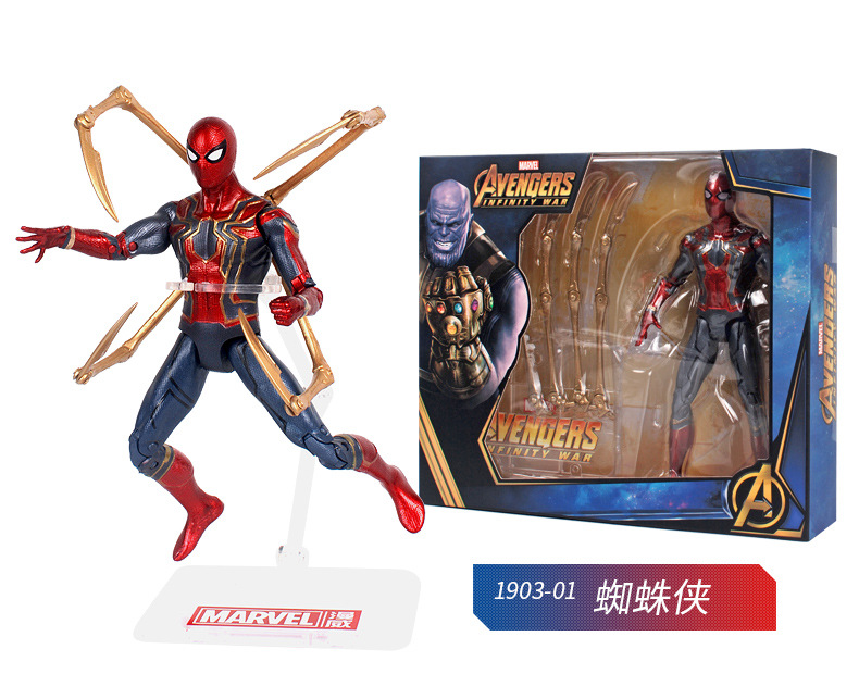 Marvel Toy Avengers 4 Spider-Man Iron Man Super Mobile Model stands version of the Manual Marvel Toy Avengers 4 Spider-Man Iron Man Super Mobile Model stands version of the Manual