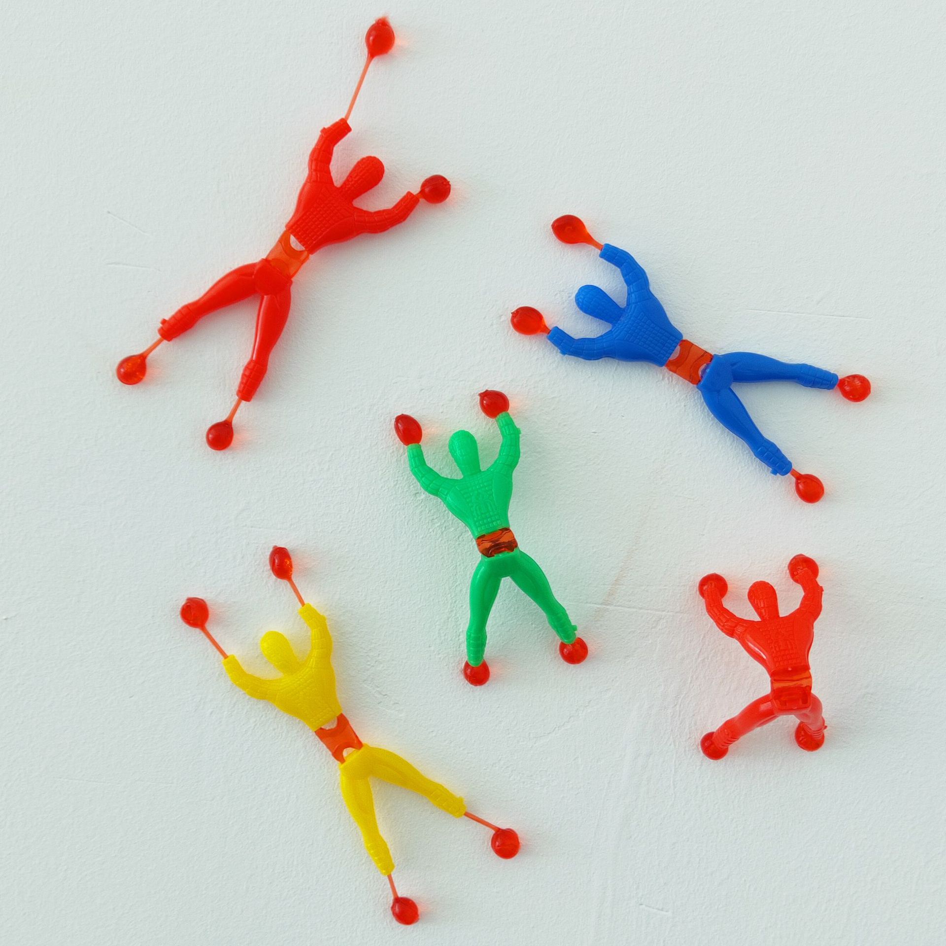 Wall Climbing Man Sticky Spider-Man Wall Climbing Superman Wall Climbing Man 2 Yuan Shop Traditional Toy Wall Climbing Spider Man