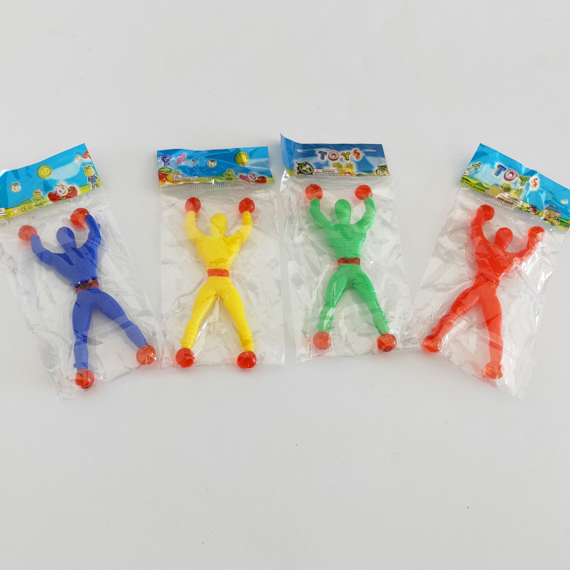 Wall Climbing Man Sticky Spider-Man Wall Climbing Superman Wall Climbing Man 2 Yuan Shop Traditional Toy Wall Climbing Spider Man