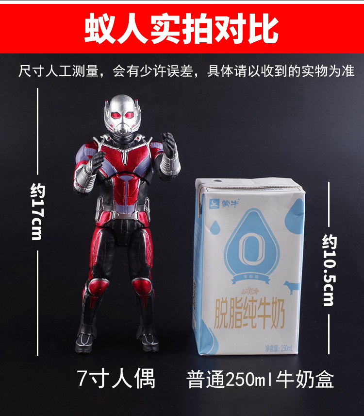 Genuine Zhongdong Marvel Avengers 4 Iron Man Captain America Spider-Man Thanos Doll Garage Kit Toy Spider-Man Toy