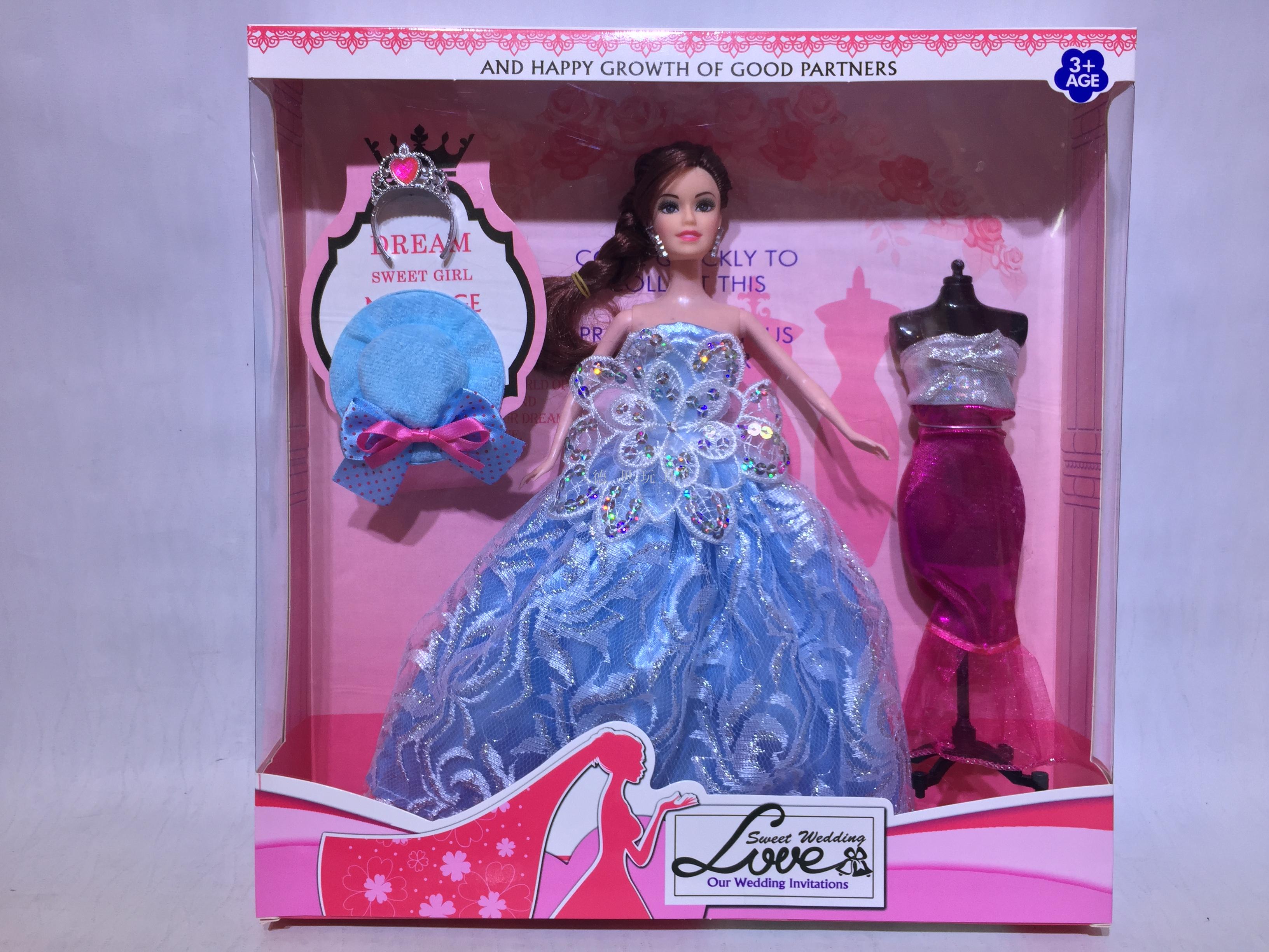 Barbie in an 11-inch wedding dress