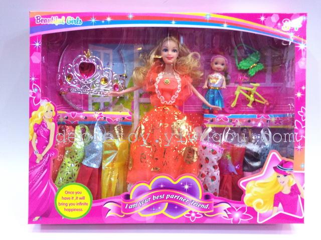 Barbie gift set the Crown and small cycling