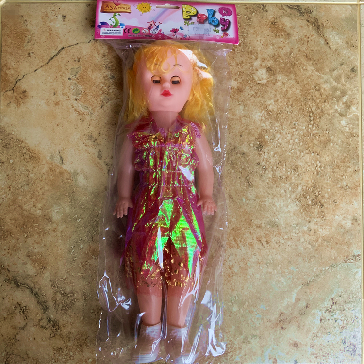 Cross-Border Factory Direct Sales Single OPP Bag Barbie Baby Doll Stall Doll Toys for Little Girls Fat Children