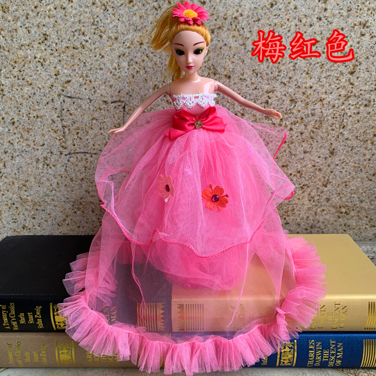 Wedding doll Barbie Baby girl dance gift Princess set gift free postal floor stand Wedding doll Barbie Baby girl dance gift Princess set gift free postal floor stand