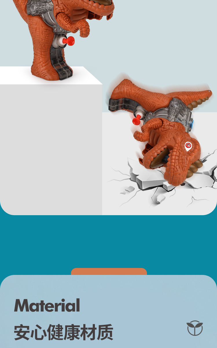 Children's Water Gun Toy Dinosaur Beach Water Playing Push-Type Large Water Gun Cross-Border Cartoon Tyrannosaurus Gift Children's Water Gun Toy Dinosaur Beach Water Playing Push-Type Large Water Gun Cross-Border Cartoon Tyrannosaurus Gift