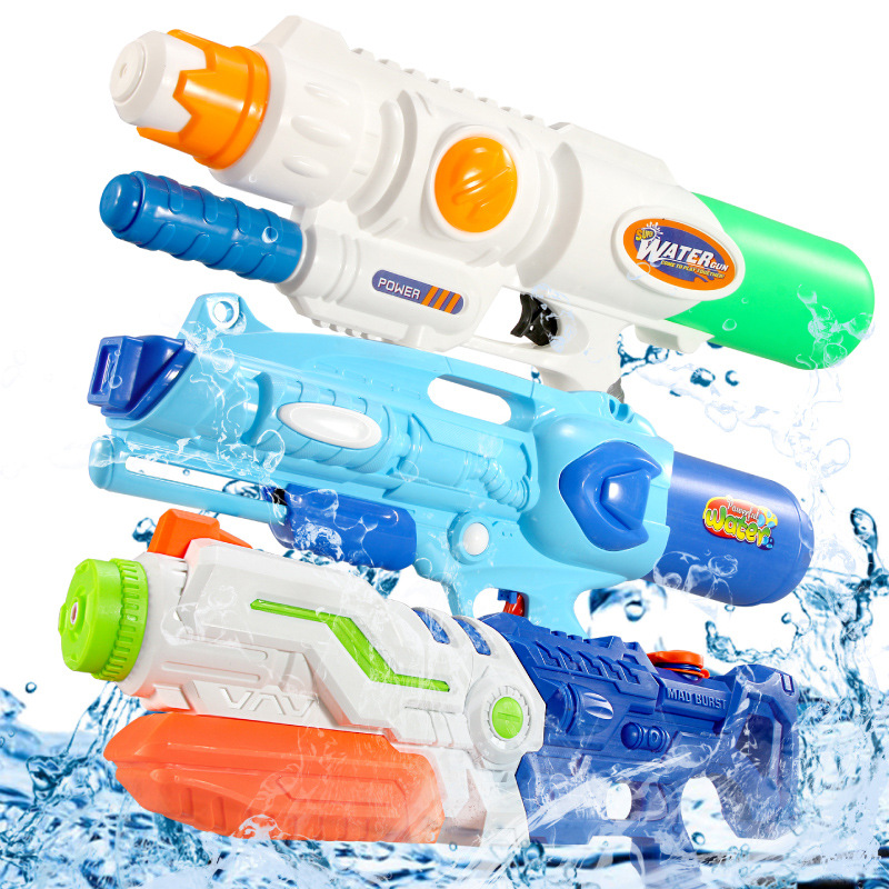 Children&#039;s Water Gun Toy Pull-out Boy Outdoor Water Beach Drifting Water Fight Large Bell Rocket Belt Water Gun