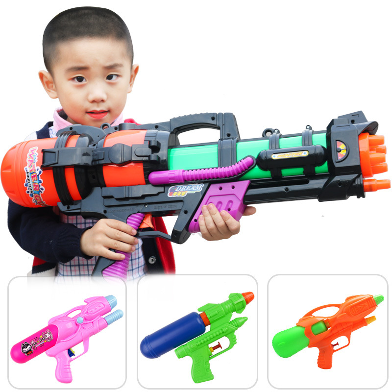 Children&#039;s Toy Water Gun Beach Water Playing Press Water Gun Stall Supply Children&#039;s Pull-out Water Gun Water Gun Toy
