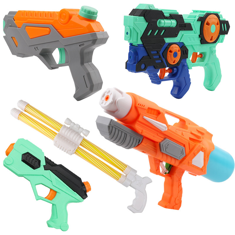 Children&#039;s Toy Water Gun Beach Water Playing Press Water Gun Stall Supply Children&#039;s Pull-out Water Gun Water Gun Toy