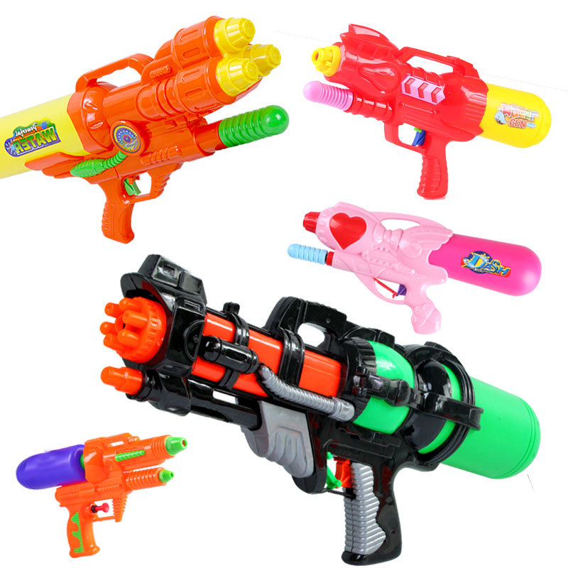 Children&#039;s Toy Water Gun Beach Water Playing Press Water Gun Stall Supply Children&#039;s Pull-out Water Gun Water Gun Toy