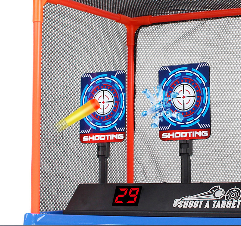 Cross-Border Electronic Scoring Target Toy Automatic Return Electric Target Water Gun Practice Mobile Target Real Shot
