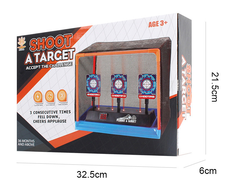 Cross-Border Electronic Scoring Target Toy Automatic Return Electric Target Water Gun Practice Mobile Target Real Shot