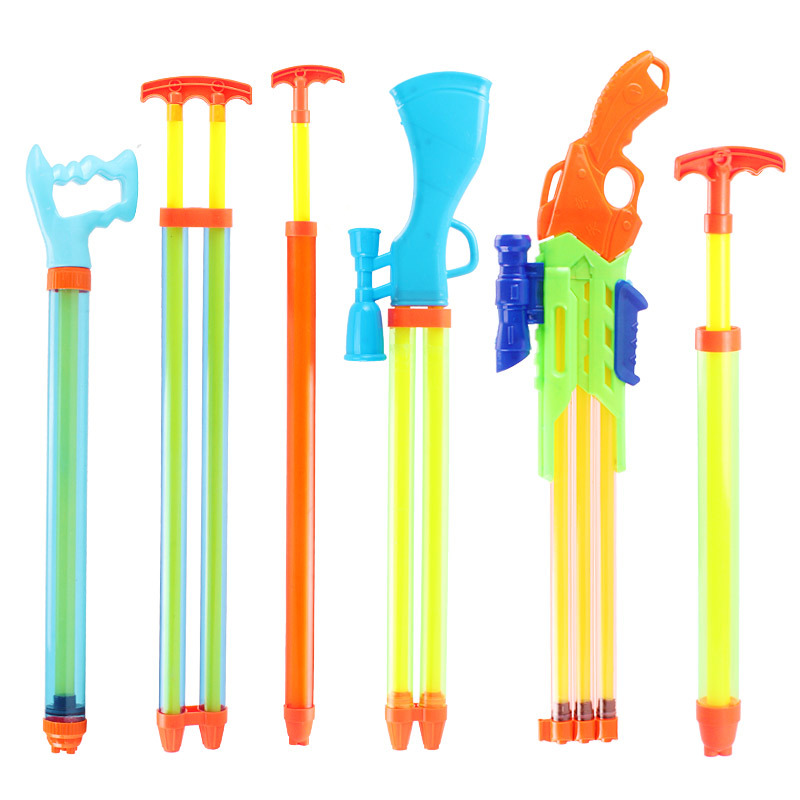 Children's Pull-out Water Gun Toy Beach Drifting Water Cannon Adult Boy and Girl Baby Backpack Jet Water Fight