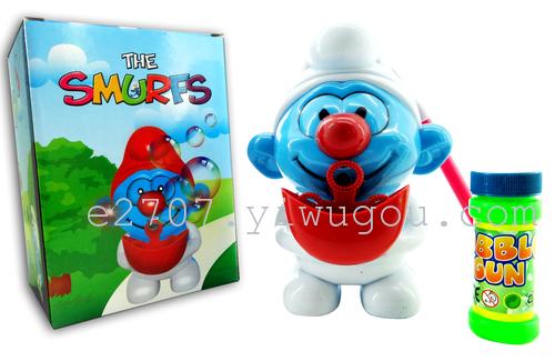 Factory direct new Smurfs Lantern bubble machine 0353