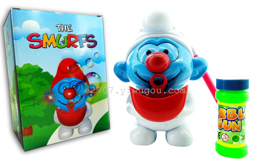 Factory direct new Smurfs Lantern bubble machine 0353