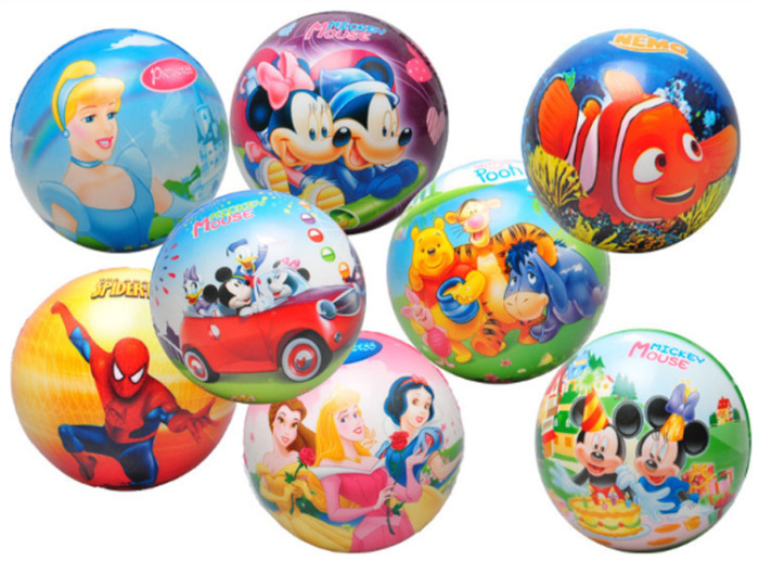 10 cm PU foam sponge balls. Spider man The Smurfs Disney Winnie the Pooh