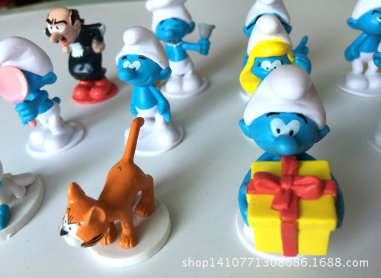 Blue Elf Lost Village Blue Sister Wizard Azcat 12 Ornaments Smurfs Blue Elf Lost Village Blue Sister Wizard Azcat 12 Ornaments Smurfs