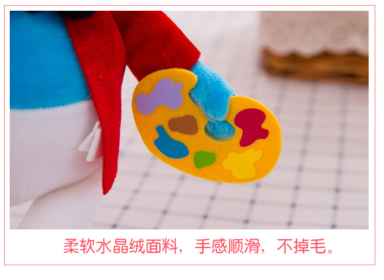 Smurfs New Blue Elf Plush Toy Crane Machines Baby Doll Children's Birthday Gifts Accompany Pillow Factory Sales