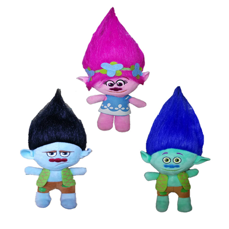 Dreamworks Trolls Doll Bobbi Blanche Plush Toy Doll Crane Machines Hot Sale Factory Direct Sales Smurfs