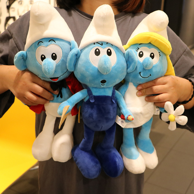 Children&#039;s Gift Cartoon Anime Full Set Plush Smurfs