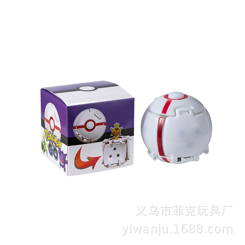 Deformation Poke Ball Pet Elf Touch Flip Burst Poke Ball Smurfs