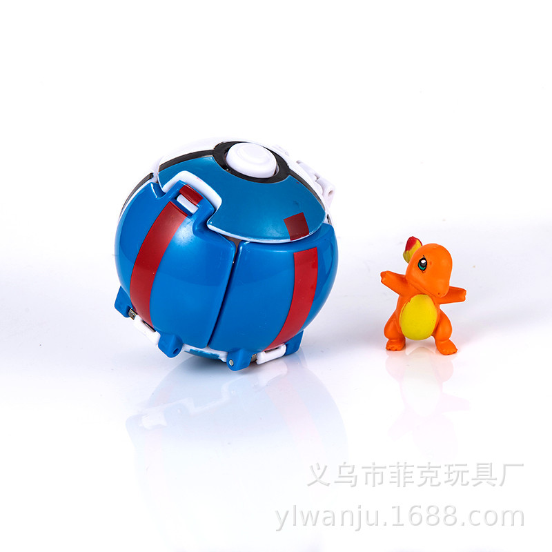 Deformation Poke Ball Pet Elf Touch Flip Burst Poke Ball Smurfs Deformation Poke Ball Pet Elf Touch Flip Burst Poke Ball Smurfs