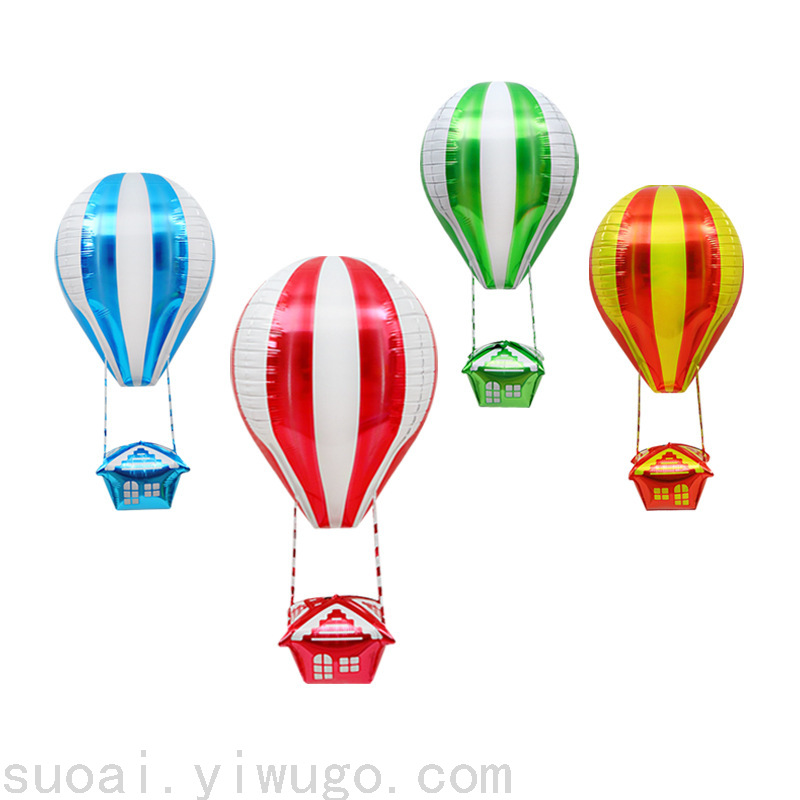 Aluminum Balloon Hot Air Balloon Children's Party Decoration Aluminum Balloon Birthday Theme Anniversary Celebration Shop Celebration Celebration Aluminum Balloon Hot Air Balloon Children's Party Decoration Aluminum Balloon Birthday Theme Anniversary Celebration Shop Celebration Celebration