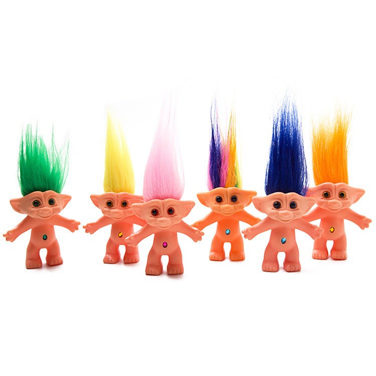 Indian Ugly Doll PVC Retro Troll Doll 80 S Nostalgic Doll 10cm Smurfs
