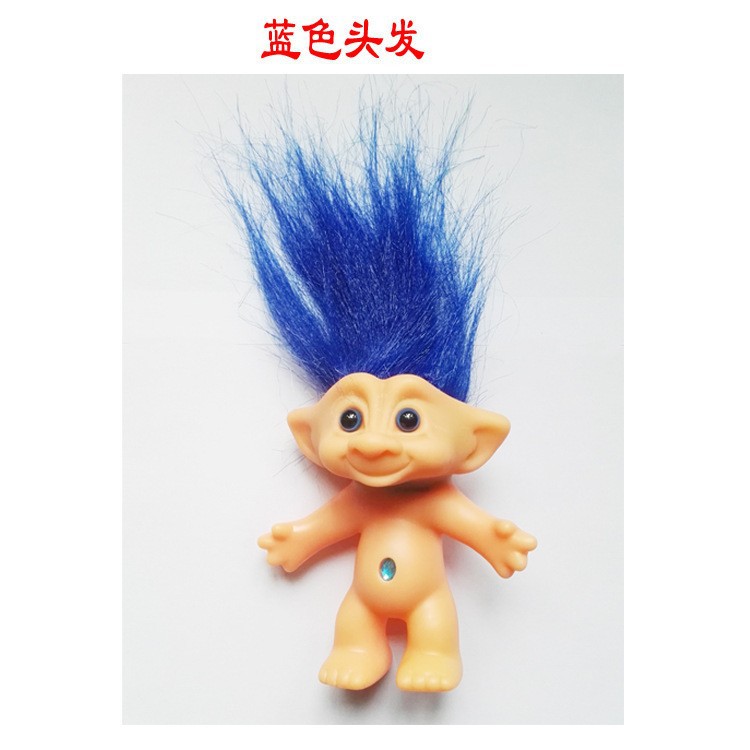 Indian Ugly Doll PVC Retro Troll Doll 80 S Nostalgic Doll 10cm Smurfs