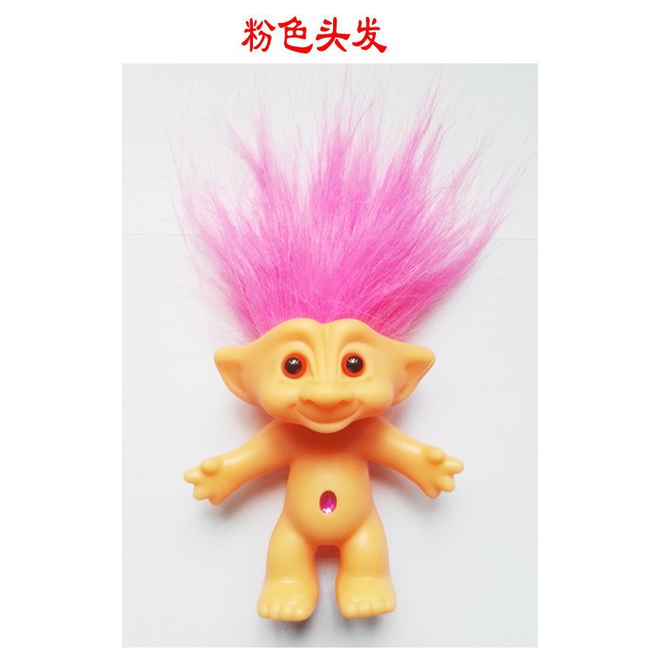 Indian Ugly Doll PVC Retro Troll Doll 80 S Nostalgic Doll 10cm Smurfs
