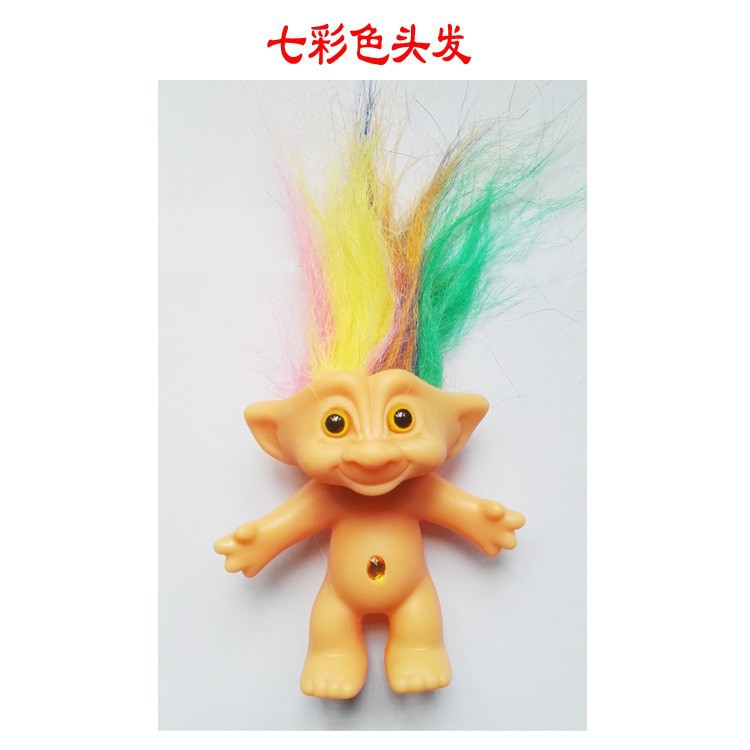 Indian Ugly Doll PVC Retro Troll Doll 80 S Nostalgic Doll 10cm Smurfs