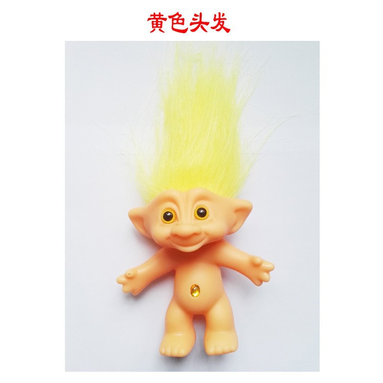 Indian Ugly Doll PVC Retro Troll Doll 80 S Nostalgic Doll 10cm Smurfs